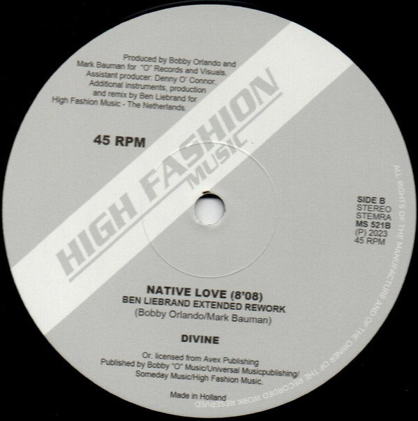 Divine - Native Love | High Fashion Music (MS 521) - 3 Divine - Native Love | High Fashion Music (MS 521) - 3