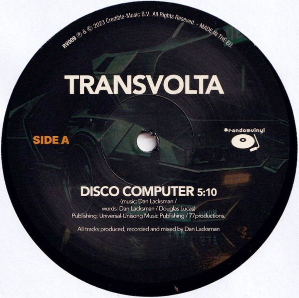 Transvolta - Disco Computer | Random Vinyl (RV009) - 3