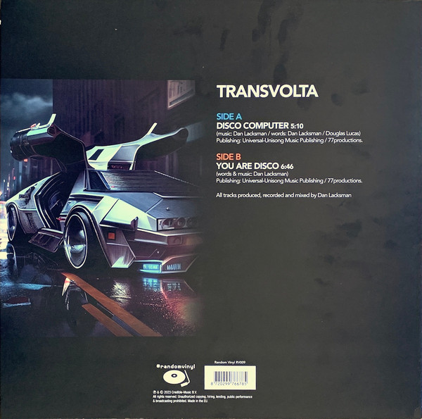 Transvolta - Disco Computer | Random Vinyl (RV009) - 2