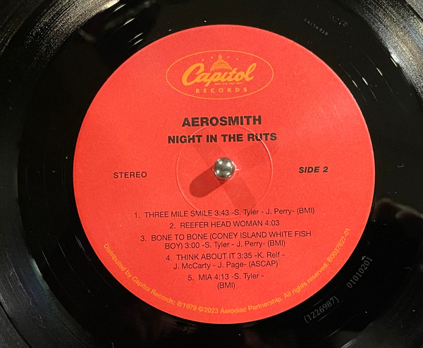 Aerosmith - Night In The Ruts | Capitol Records (b0037627-01) - 3 Aerosmith - Night In The Ruts | Capitol Records (b0037627-01) - 3
