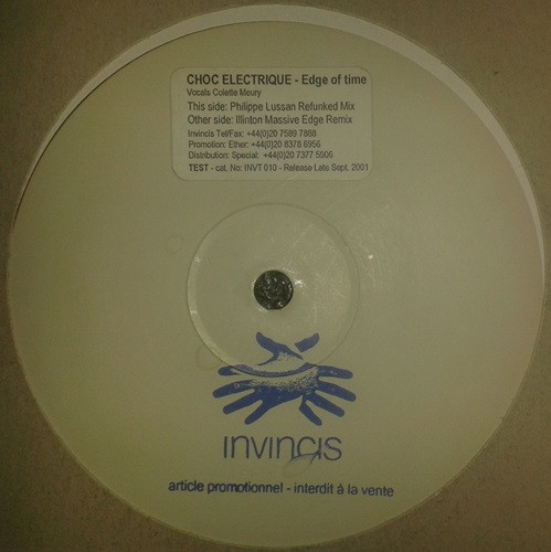 Choc Electrique - Edge Of Time | Invincis (INVT 010) - main