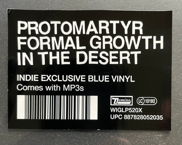 Protomartyr - Formal Growth In The Desert | Domino (WIGLP520) - 4 Protomartyr - Formal Growth In The Desert | Domino (WIGLP520) - 4