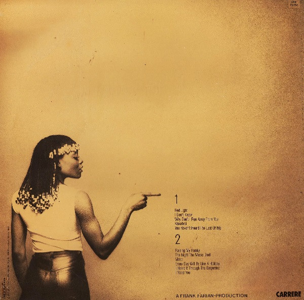 Precious Wilson - Red Light | Carrere (CRE 25058) - 2