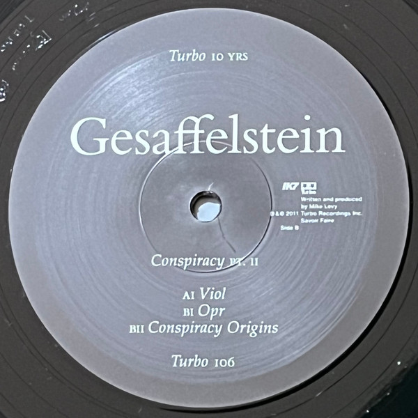 Gesaffelstein - Conspiracy PT. II | Turbo (Turbo 106RP) - 4