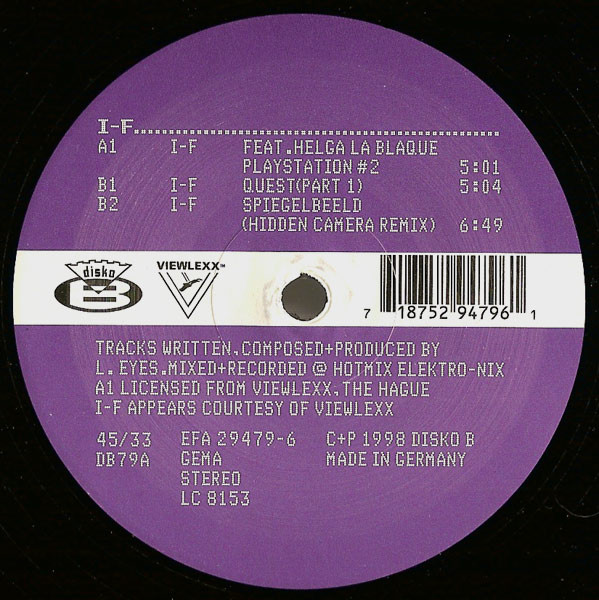 I-F - Playstation #2 | Disko B (DB79)