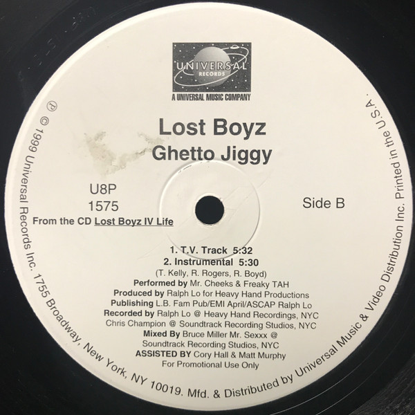 Lost Boyz - Ghetto Jiggy | Universal Records (U8P 1575) - 2 Lost Boyz - Ghetto Jiggy | Universal Records (U8P 1575) - 2