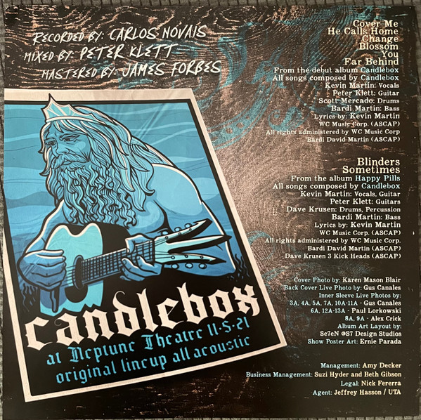 Candlebox - Live At The Neptune Theatre | Pavement Entertainment (PVMT 7000) - 4