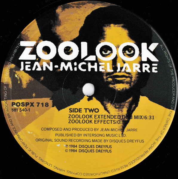Jean-Michel Jarre - Zoolook | Polydor (POSPX 718) - 4 Jean-Michel Jarre - Zoolook | Polydor (POSPX 718) - 4