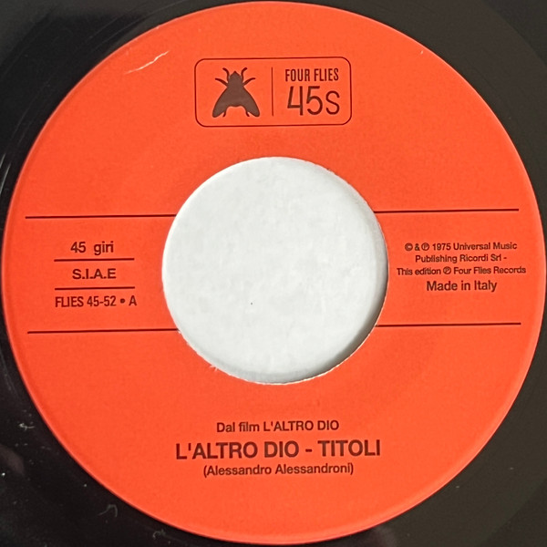 Alessandro Alessandroni - L'Altro Dio - Titoli / Seq. 1 | Four Flies Records (FLIES 45-52)