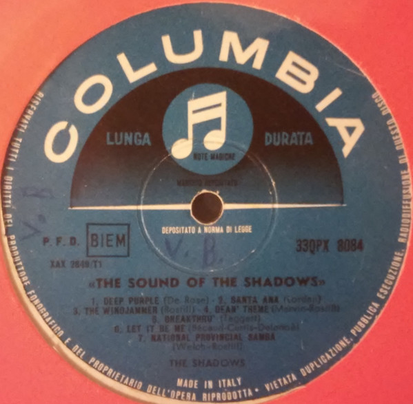 The Shadows - The Sound Of The Shadows | Columbia (QPX 8084) - 4 The Shadows - The Sound Of The Shadows | Columbia (QPX 8084) - 4