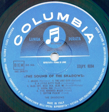 The Shadows - The Sound Of The Shadows | Columbia (QPX 8084) - 3 The Shadows - The Sound Of The Shadows | Columbia (QPX 8084) - 3