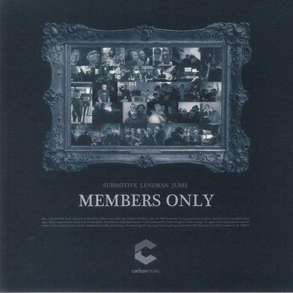 Goldie  &  Jubei  &  Submotive  &  Lenzman - Game Of The Gods / Members Only | Carbon Music (CM013) - 2