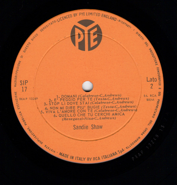 Sandie Shaw - Sandie Shaw | Pye Records (SIP 17) - 4