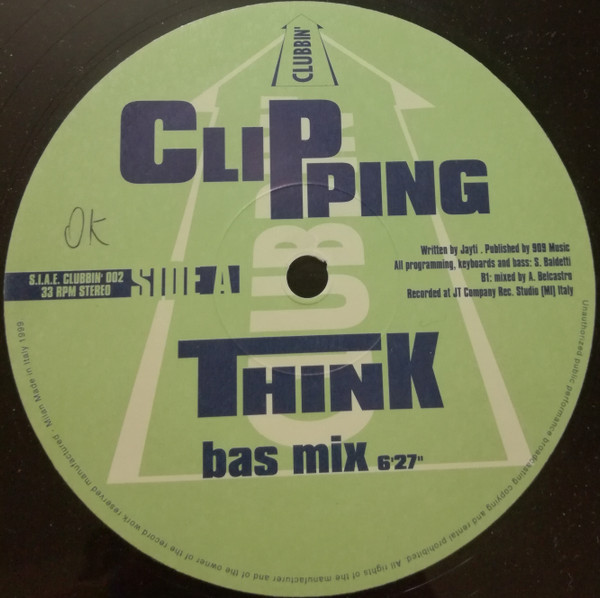 Clip Ping - Think | Clubbin' Records (CLUBBIN 002) - 2