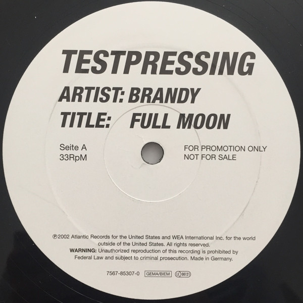 Brandy - Full Moon | Atlantic (7567-85307-0) - main Brandy - Full Moon | Atlantic (7567-85307-0) - main