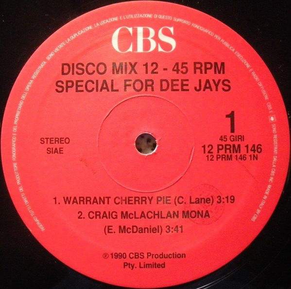 Various - Special For Dee Jays | CBS (12 PRM 146)