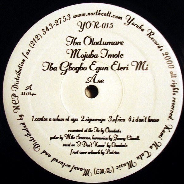 Osunlade - Beats De Los Muertos (Vol. 1) | Yoruba Records (YOR-015) - 2 Osunlade - Beats De Los Muertos (Vol. 1) | Yoruba Records (YOR-015) - 2