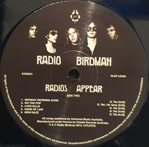 Radio Birdman - Radios Appear | Citadel (CITLP579) - 4 Radio Birdman - Radios Appear | Citadel (CITLP579) - 4