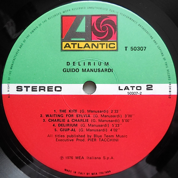 Guido Manusardi - Delirium | Atlantic (T 50307) - 3 Guido Manusardi - Delirium | Atlantic (T 50307) - 3