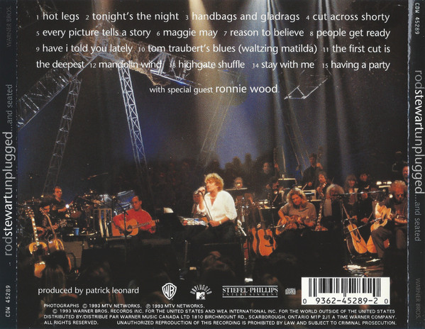 Rod Stewart - Unplugged ...And Seated | Warner Bros. Records (CDW 45289) - 2 Rod Stewart - Unplugged ...And Seated | Warner Bros. Records (CDW 45289) - 2