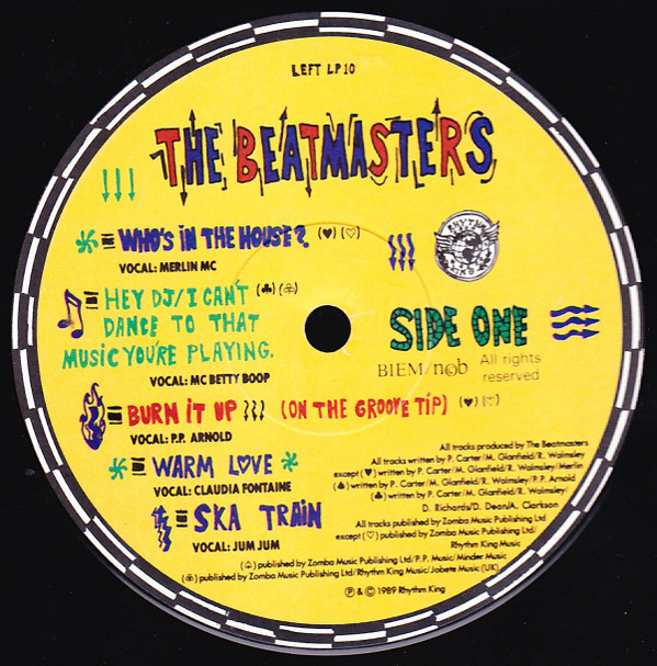 The Beatmasters - Anywayawanna | Rhythm King (LEFT LP 10) - 3 The Beatmasters - Anywayawanna | Rhythm King (LEFT LP 10) - 3