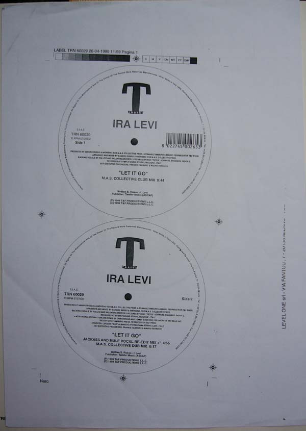 Ira Levi - Let It Go | Train! Records (TRN 60029) - 3 Ira Levi - Let It Go | Train! Records (TRN 60029) - 3