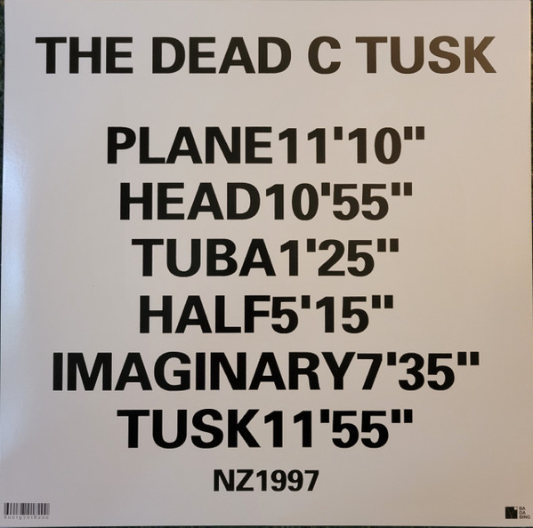The Dead C - Tusk | Ba Da Bing! (BING-182) - 2 The Dead C - Tusk | Ba Da Bing! (BING-182) - 2