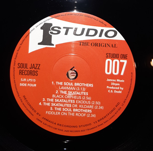 Various - Studio One 007 - Licensed To Ska | Soul Jazz Records (SJR LP515) - 12 Various - Studio One 007 - Licensed To Ska | Soul Jazz Records (SJR LP515) - 12