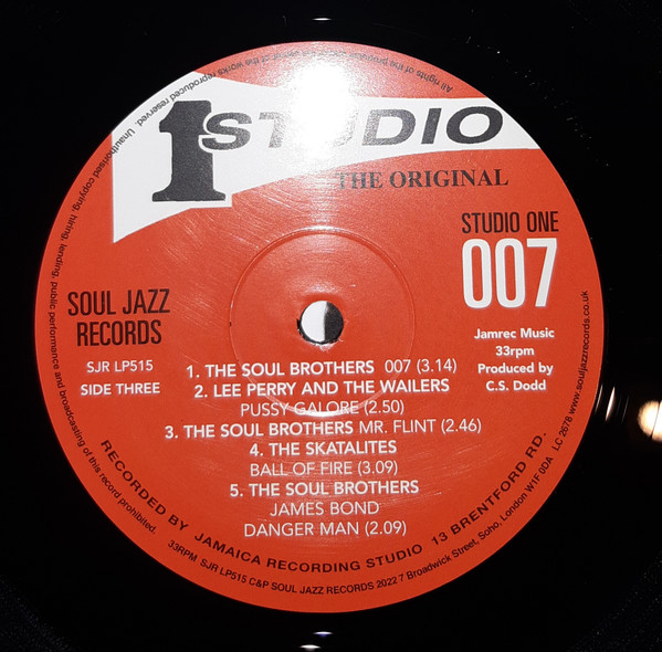 Various - Studio One 007 - Licensed To Ska | Soul Jazz Records (SJR LP515) - 11 Various - Studio One 007 - Licensed To Ska | Soul Jazz Records (SJR LP515) - 11