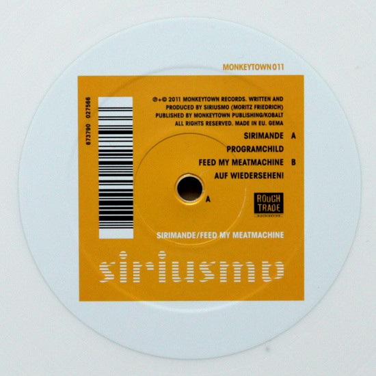 Siriusmo - Sirimande / Feed My Meatmachine | Monkeytown Records (MONKEYTOWN011)