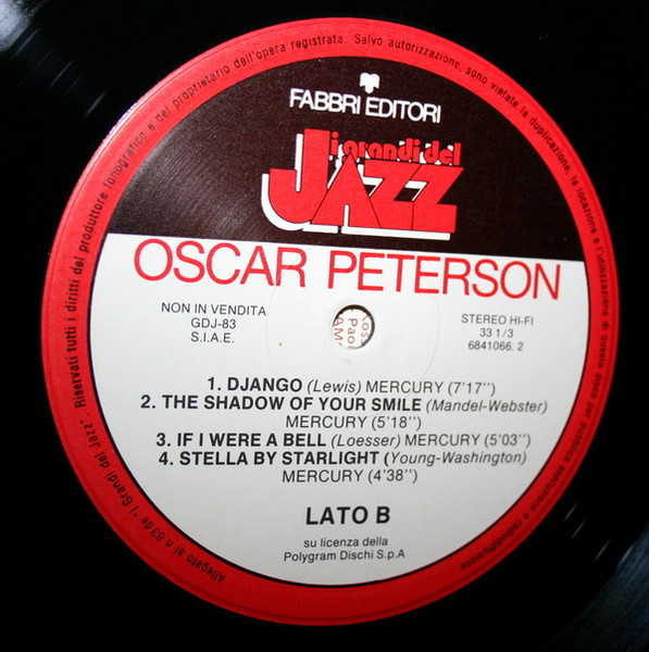 Oscar Peterson - Oscar Peterson | Fabbri Editori (GdJ 83) - 4