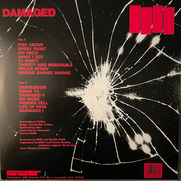 Black Flag - Damaged | SST Records (SST 007) - 2 Black Flag - Damaged | SST Records (SST 007) - 2