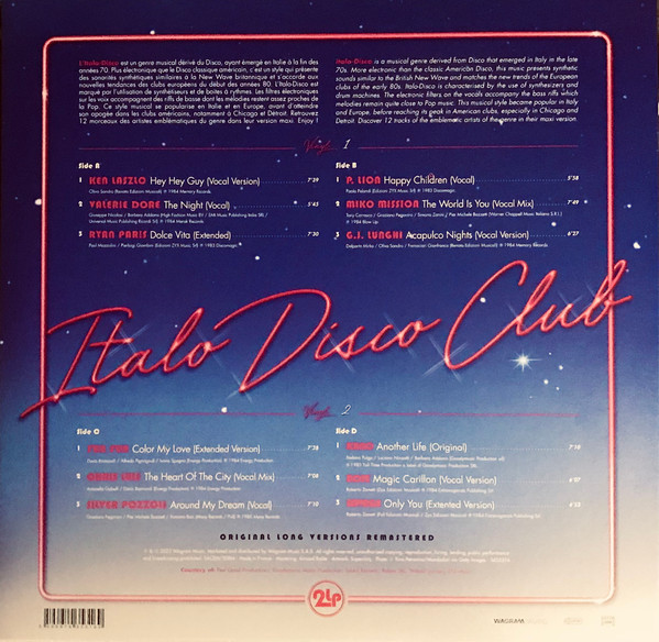 Various - Italo Disco Club | Wagram Music (3435316) - 2 Various - Italo Disco Club | Wagram Music (3435316) - 2