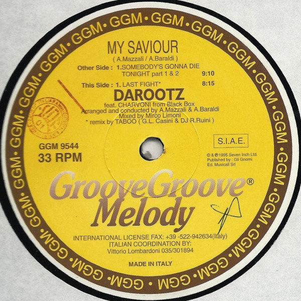 Darootz Feat. Charvoni From Black Box - My Warrior / My Saviour | Groove Groove Melody (GGM 9544) - 2 Darootz Feat. Charvoni From Black Box - My Warrior / My Saviour | Groove Groove Melody (GGM 9544) - 2