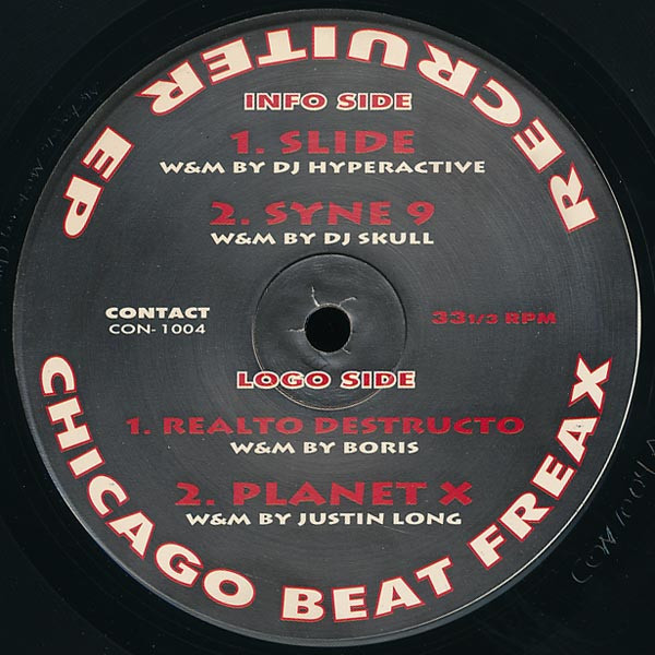 Various - Chicago Beat Freax Recruiter EP | Contact (CON-1004)