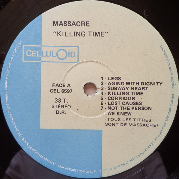 Massacre - Killing Time | Celluloid (CEL 6597) - 3