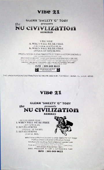 Glenn "Sweet 'G" Toby Presents Nu Civilization - The Nu Civivlization | Vibe (VIBE 21) - 3