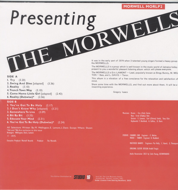 The Morwells - Presenting The Morwells | Morwell Esq. (MORLP2) - 2 The Morwells - Presenting The Morwells | Morwell Esq. (MORLP2) - 2