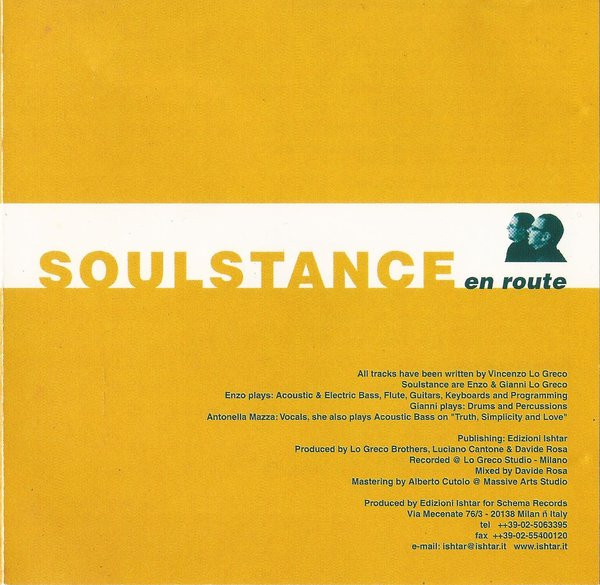 Soulstance - En Route | Schema (SCCD 315) - 3