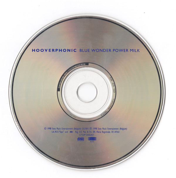 Hooverphonic - Blue Wonder Power Milk | Epic (EK 69363) - 3