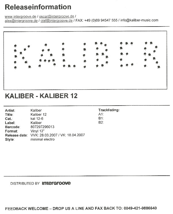 Kaliber - Kaliber 12 | Kaliber (kal 12-6) - 2