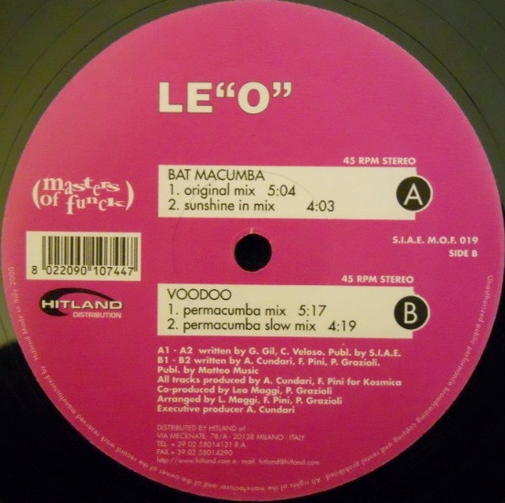 Le"o" - Bat Macumba / Voodoo | Masters Of Funck (MOF 019)