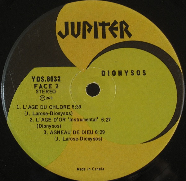 Dionysos - Le Grand Jeu | Jupiter (YDS 8032) - 4