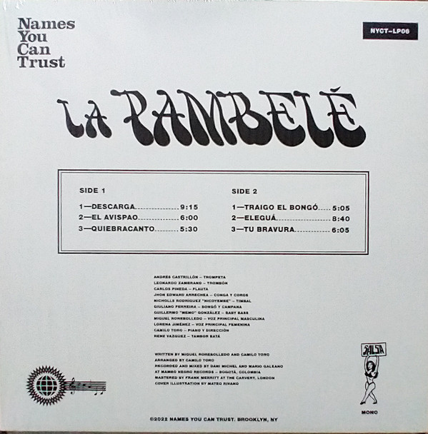La Pambelé - La Pambelé | Names You Can Trust (NYCT-LP06) - 2