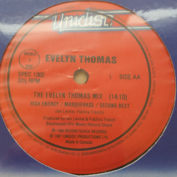 Evelyn Thomas - High Energy | Unidisc (SPEC 1302) - 2