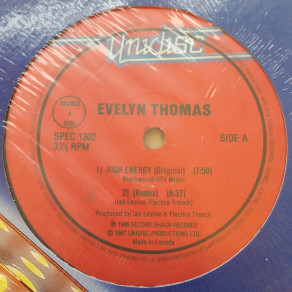 Evelyn Thomas - High Energy | Unidisc (SPEC 1302) - main