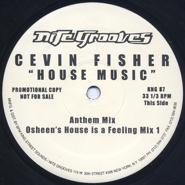 Cevin Fisher - House Music | Nite Grooves (KNG 87)