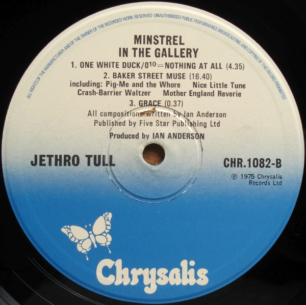 Minstrel In The Gallery