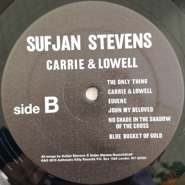 Sufjan Stevens - Carrie & Lowell | Asthmatic Kitty Records (AKR099) - 4