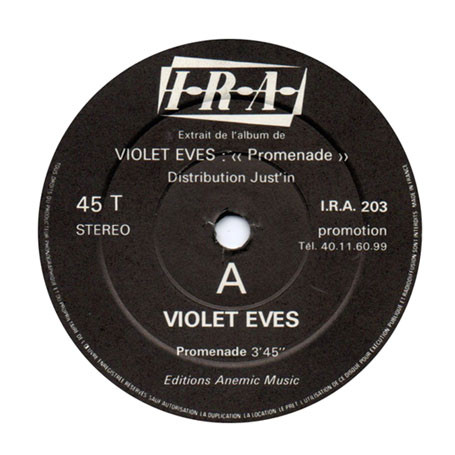 Violet Eves - Promenades / Interview De Nico | IRA (IRA 203) - main